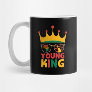 Young King Black King Mug